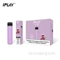 Mini Rokok 1500 Puffs Disposable Vape Iplat Cube